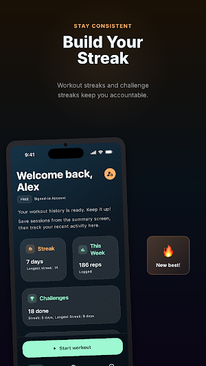 Repletic - AI Rep Counter Screenshot 3