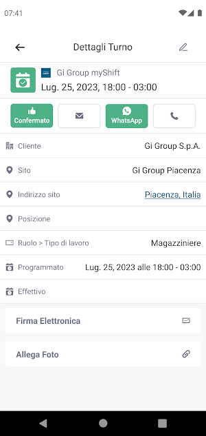 Gi Group myShift Screenshot 3