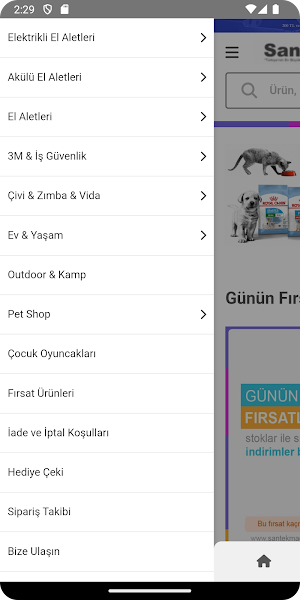 Santek Mağaza Screenshot 1