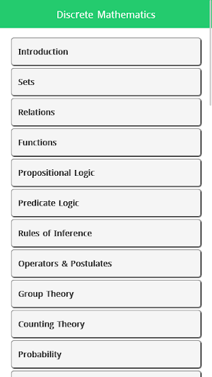Discrete Mathematics Screenshot 0