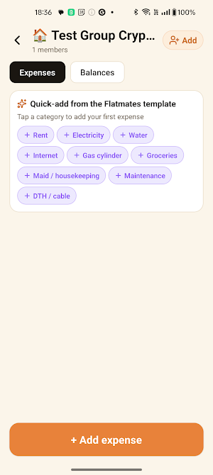 Niptao — Split & Settle Screenshot 2