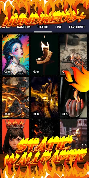 fire wallpaper Screenshot 3