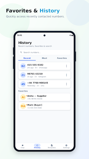 1Direct: Chat Without Saving Screenshot 2