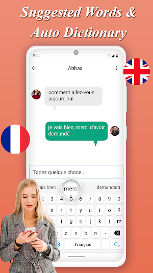 French English: Keyboard Screenshot 1