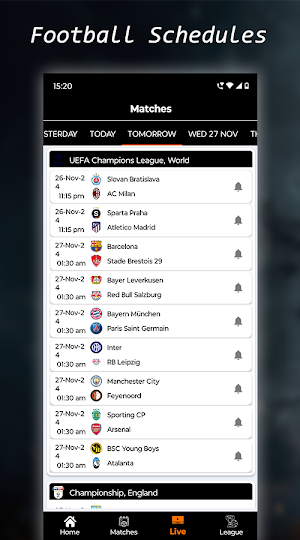 Live Football TV HD Streaming Screenshot 1