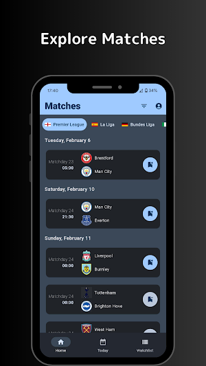 Matchday - Football Calendar Screenshot 0