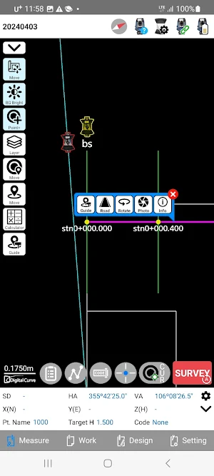 Polaris LN Global Surveying Screenshot 2