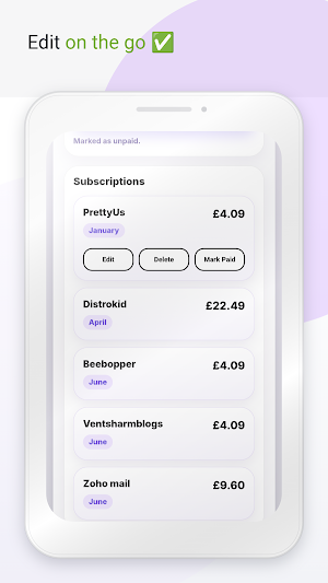 Yearly Budget Screenshot 2