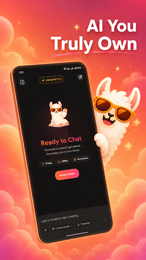 LlamaPal - Private Offline AI Screenshot 1