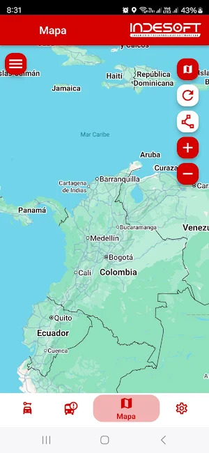 Indesoft GPS Screenshot 1