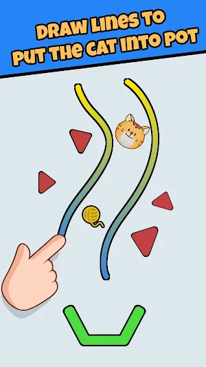 Fluid Cat - Cute Cat Puzzle Screenshot 0
