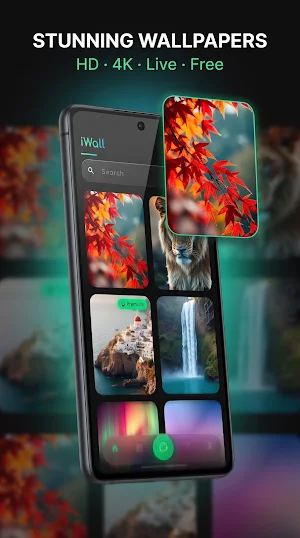 iWall: 4K HD & Live Wallpapers Screenshot 0