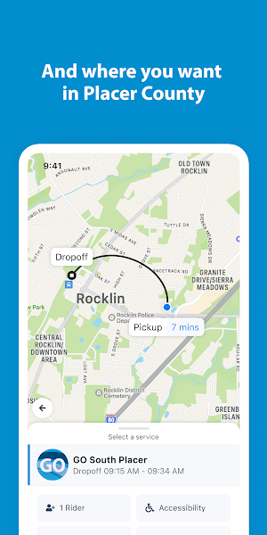 GO S. Placer On-Demand Transit Screenshot 3