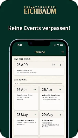 Eichbaum Mitarbeiter-App Screenshot 2