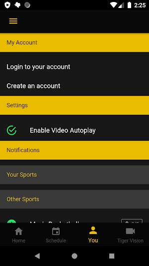 Colorado College Tigers Screenshot 2