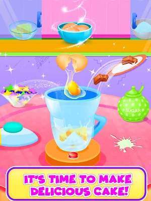 Ice Cream Cake Frozen Dessert baking Chef Screenshot 1