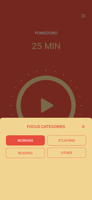 Pomodoro Timer Screenshot 3