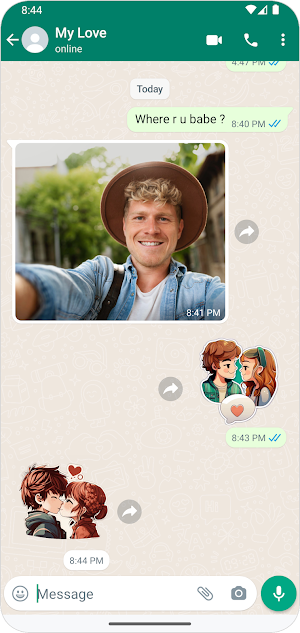Love Couple Stickers WASticker Screenshot 1