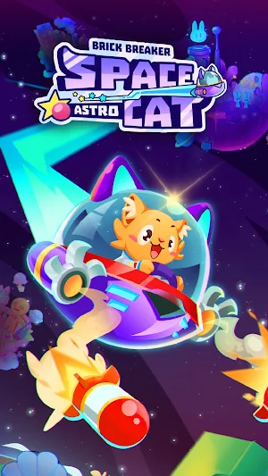 Space Astro Cat: Brick Galaxy Screenshot 0