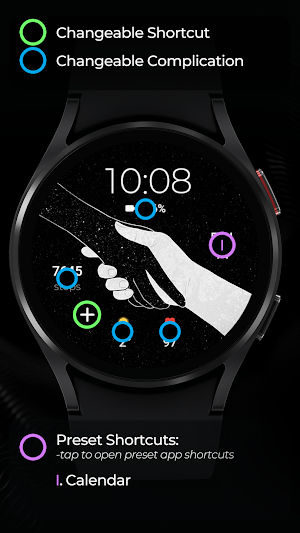 TVV Cosmic Bond Watch Face Screenshot 2