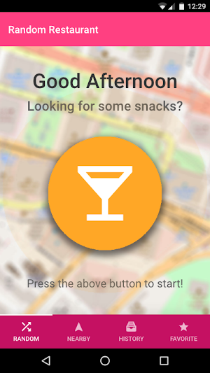 WhereDine (Random Restaurant) Screenshot 0