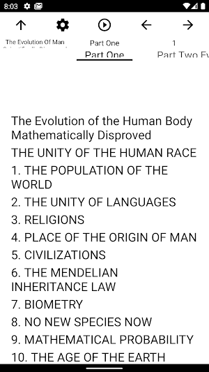 Book, The Evolution Of Man Scientifically Dis... Screenshot 1