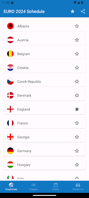 EURO 2024 Schedule Screenshot 2