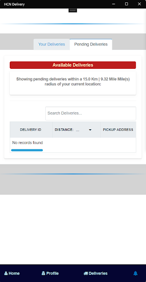 HCN Delivery Screenshot 0