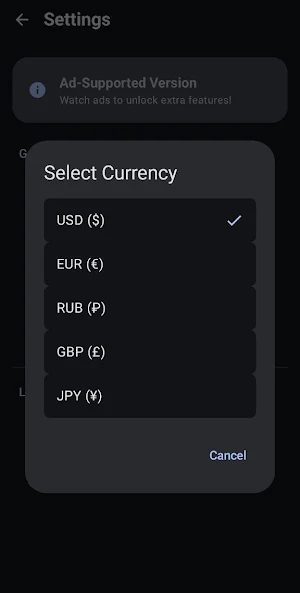 Subscriptions Tracker Screenshot 2