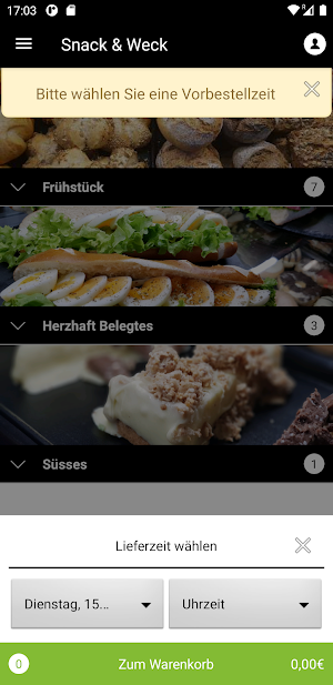 Snack & Weck Screenshot 2