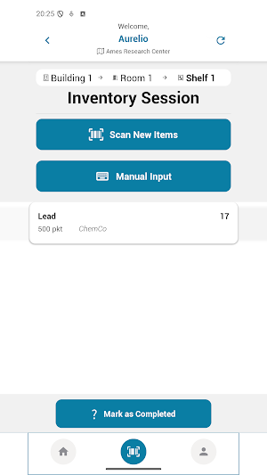 Chemical Inv Scanner Screenshot 1