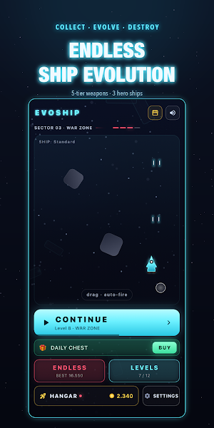 Evoship: Space Shooter Screenshot 0