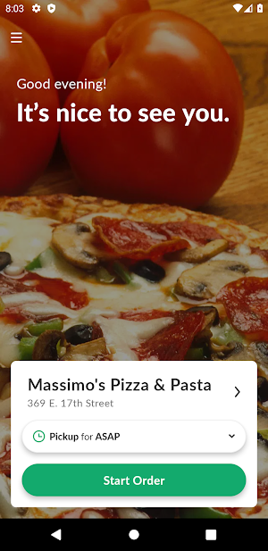 Massimo's Pizza & Pasta Screenshot 1