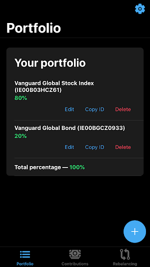 Investment Calculator - Rebalances & Contributions Screenshot 0