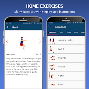 30 Day Home Workout Pro (No Ads) Screenshot 1
