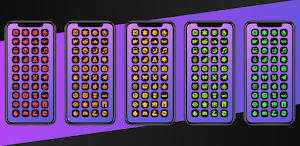 DarkBoard XS Gradient Icon Pack Screenshot 1