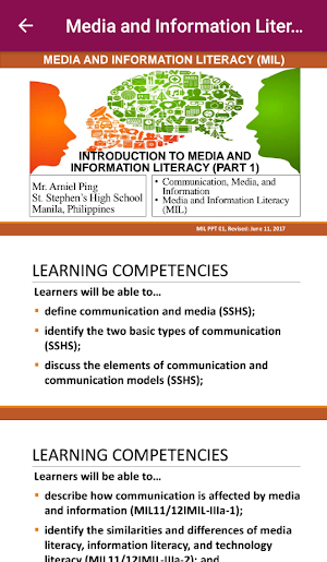 Media and Information Literacy Screenshot 1