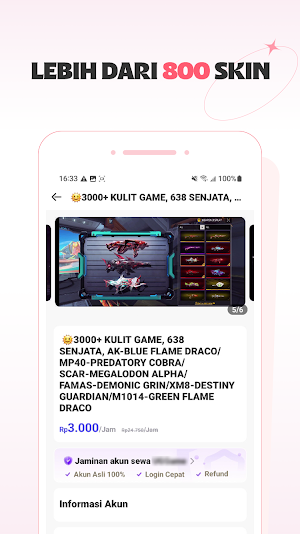 TOPACC-Akun permainan teratas Screenshot 1