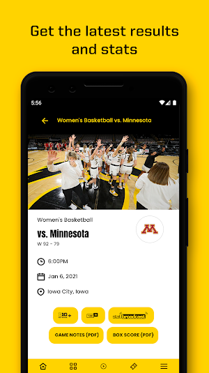 Iowa Hawkeyes Screenshot 2