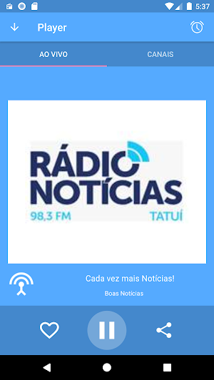 Rádio Notícias Tatuí Screenshot 0