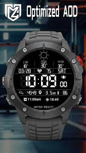Retro Digital Watch Face TMZ Screenshot 3