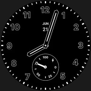 Metallic Blue Watch Face screenshot 5