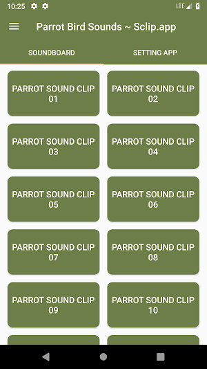 Parrot Bird Sound Collections ~ Sclip.app Screenshot 0