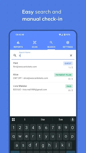 We Scan Tickets Screenshot 2