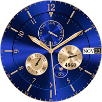 Blue Glossy Watch