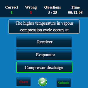 Air Conditioning and Refrigeration MCQ Screenshot 3