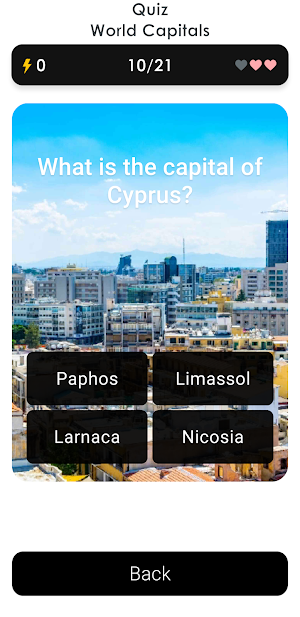 Quiz: World Capitals Screenshot 3