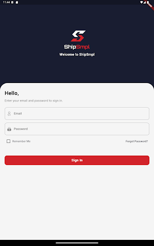 ShipSmpl - Driver App Screenshot 3