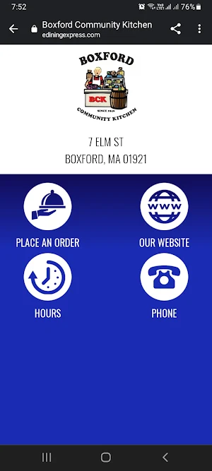 The Boxford Community Kitchen Screenshot 0
