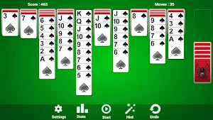 Spider solitaire classic : free offline card game Screenshot 0